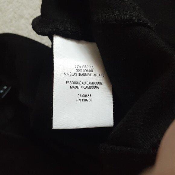 Reitmans Women's Size Medium Black Ponte Knit Modern Stretch Legging Pant - Picture 6 of 11